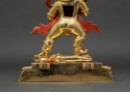 Black Dzambhala | Traditional Himalayan Wealth Deity