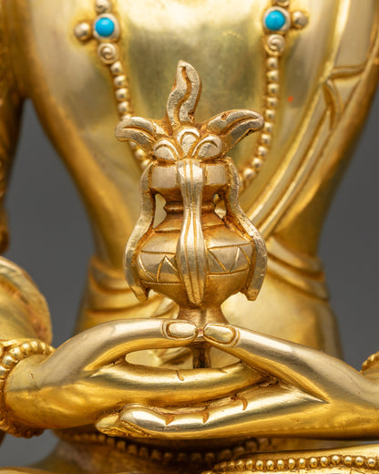Authentic Amitayus Bodhisattva Statue for Spiritual Well Being