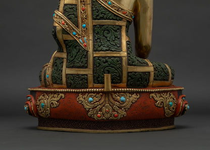 Vibrant Shakyamuni Buddha Statue – Meditation & Spiritual Decor