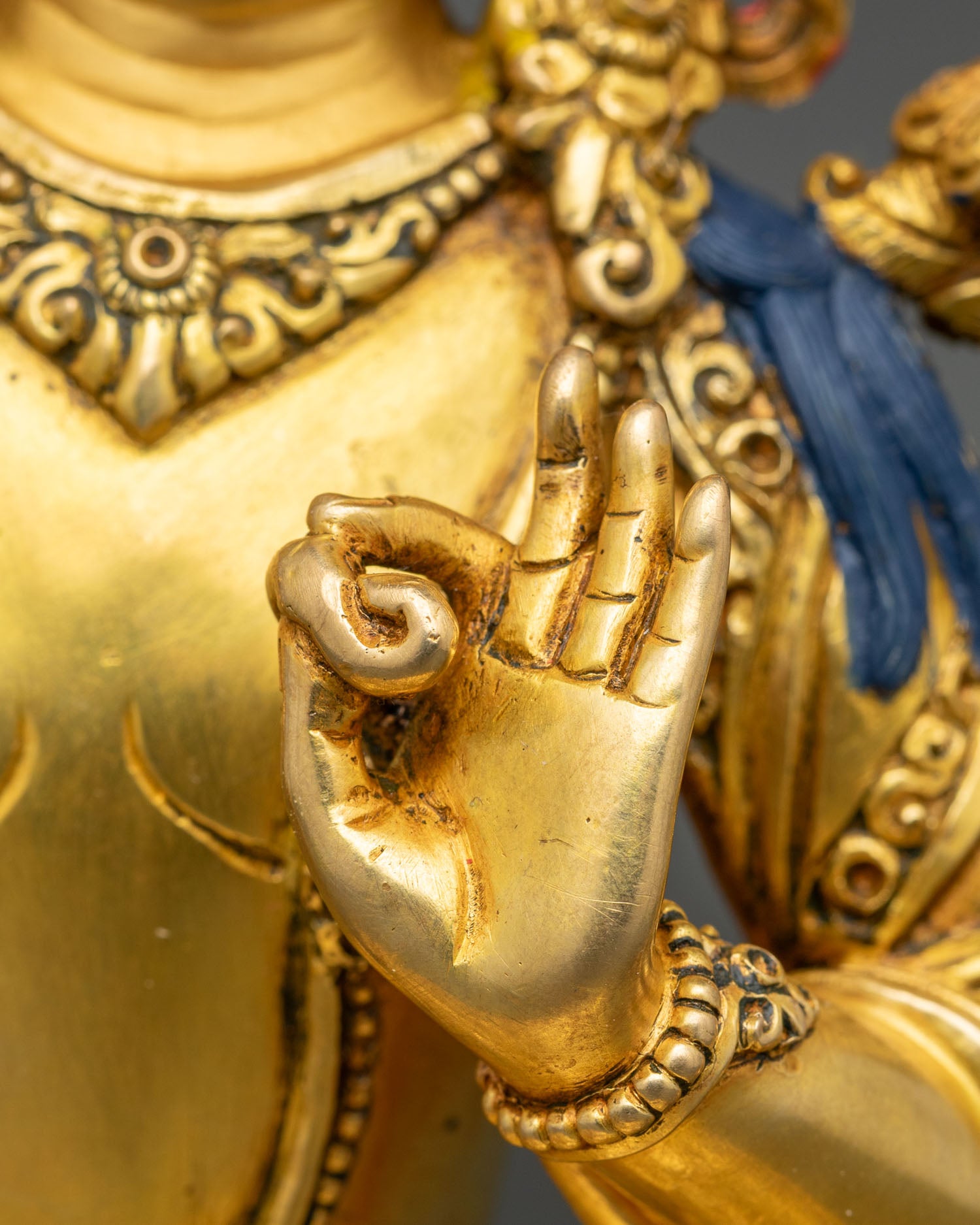 Manjushri Statue | Buddhist Wisdom Deity from Nepal