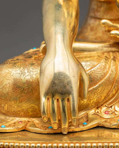 Enlightened Buddha Statue | Handcrafted Nepalese Meditation Figure