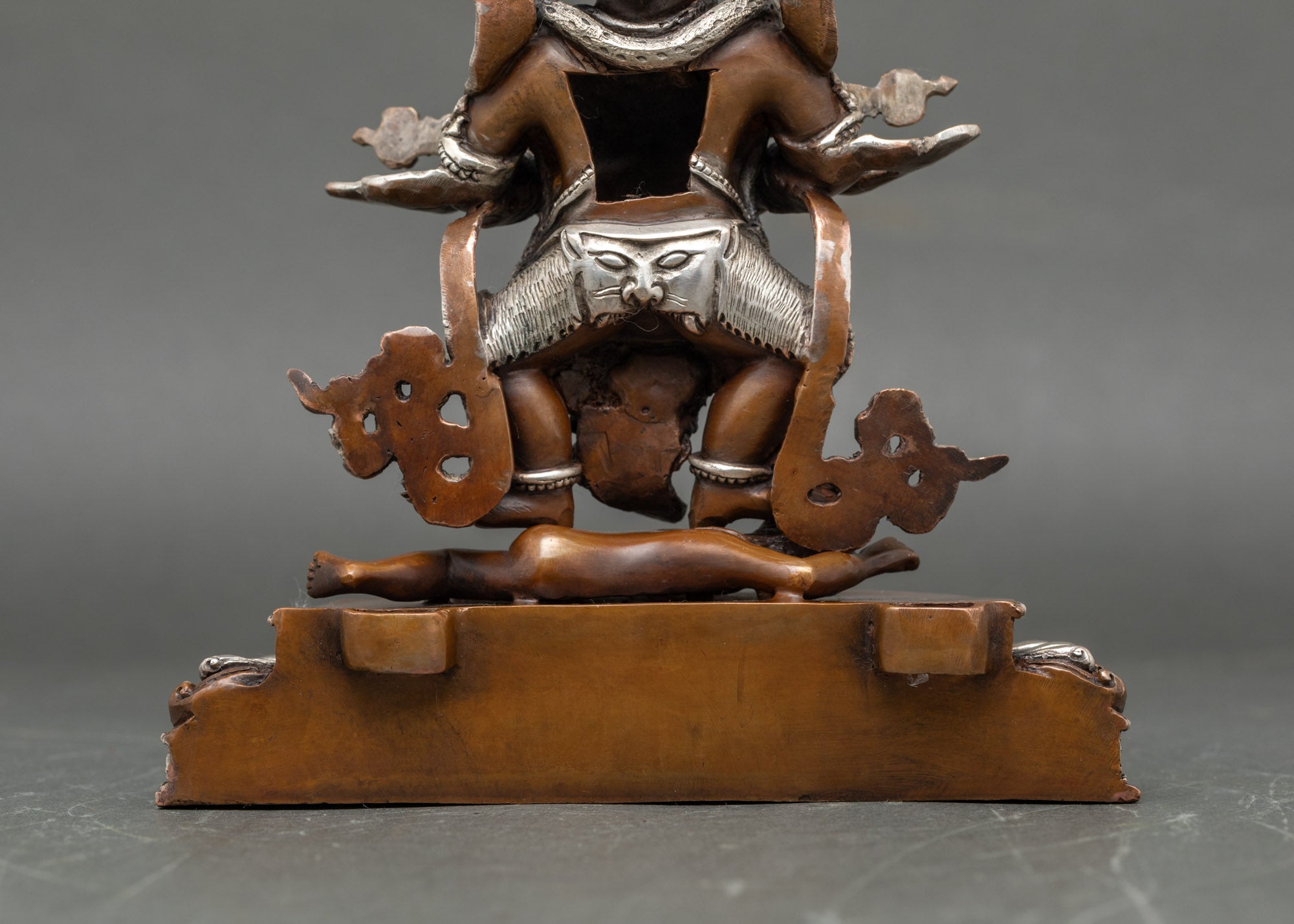 Wrathful Deity Sakya Mahakala Statue for Protection and Strenght