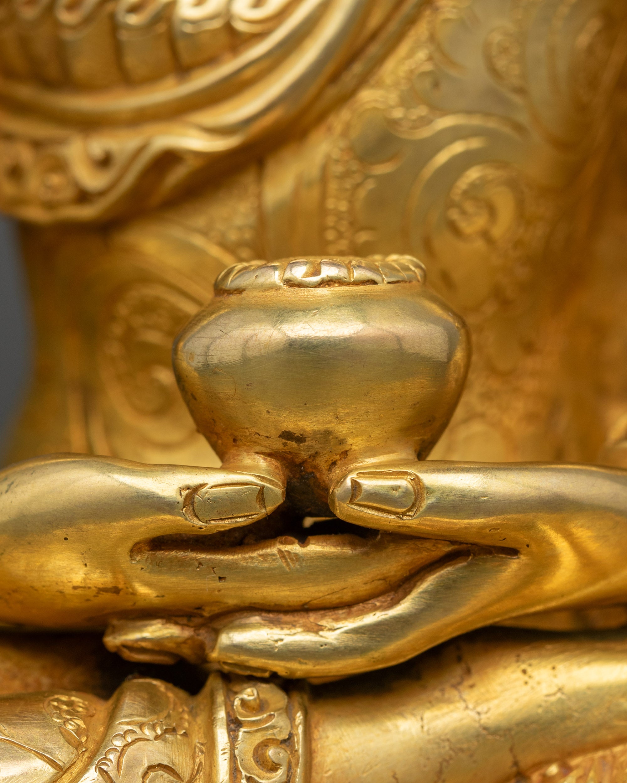 Amitabha Buddha Statue | Nepalese Artisan-Crafted Buddhist Sculpture