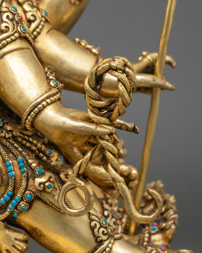 Three-Faced Hayagriva Statue | Himalayan Ritual Art from Nepal