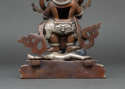 Sakya Mahakala Statue | Wrathful Protector for Spiritual Strength