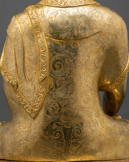 Buddha Shakyamuni Statue | Historical Sangye Meditation Figurine