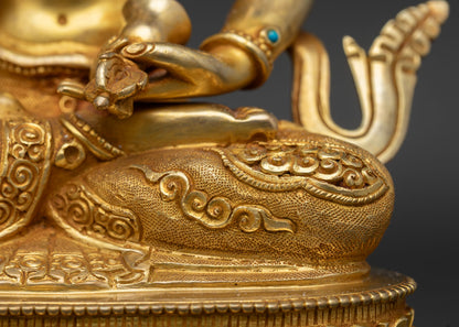 Vajrasattva Statue | Buddhist Meditation Sculpture from Nepal