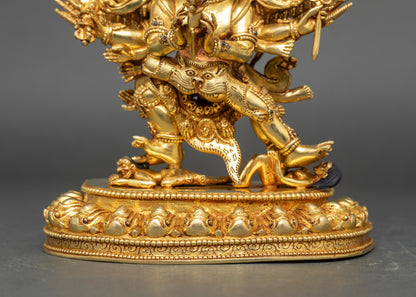 Tibetan Vajrakilaya Statue | Buddhist Figurine for Ritual & Blessings