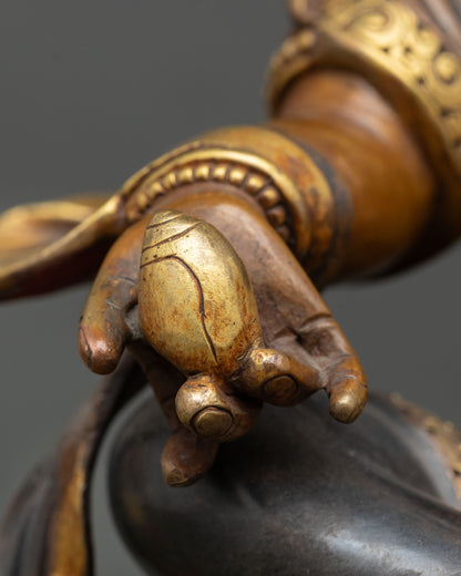 Dzambhala Statue – Authentic Nepalese Wealth Deity Sculpture