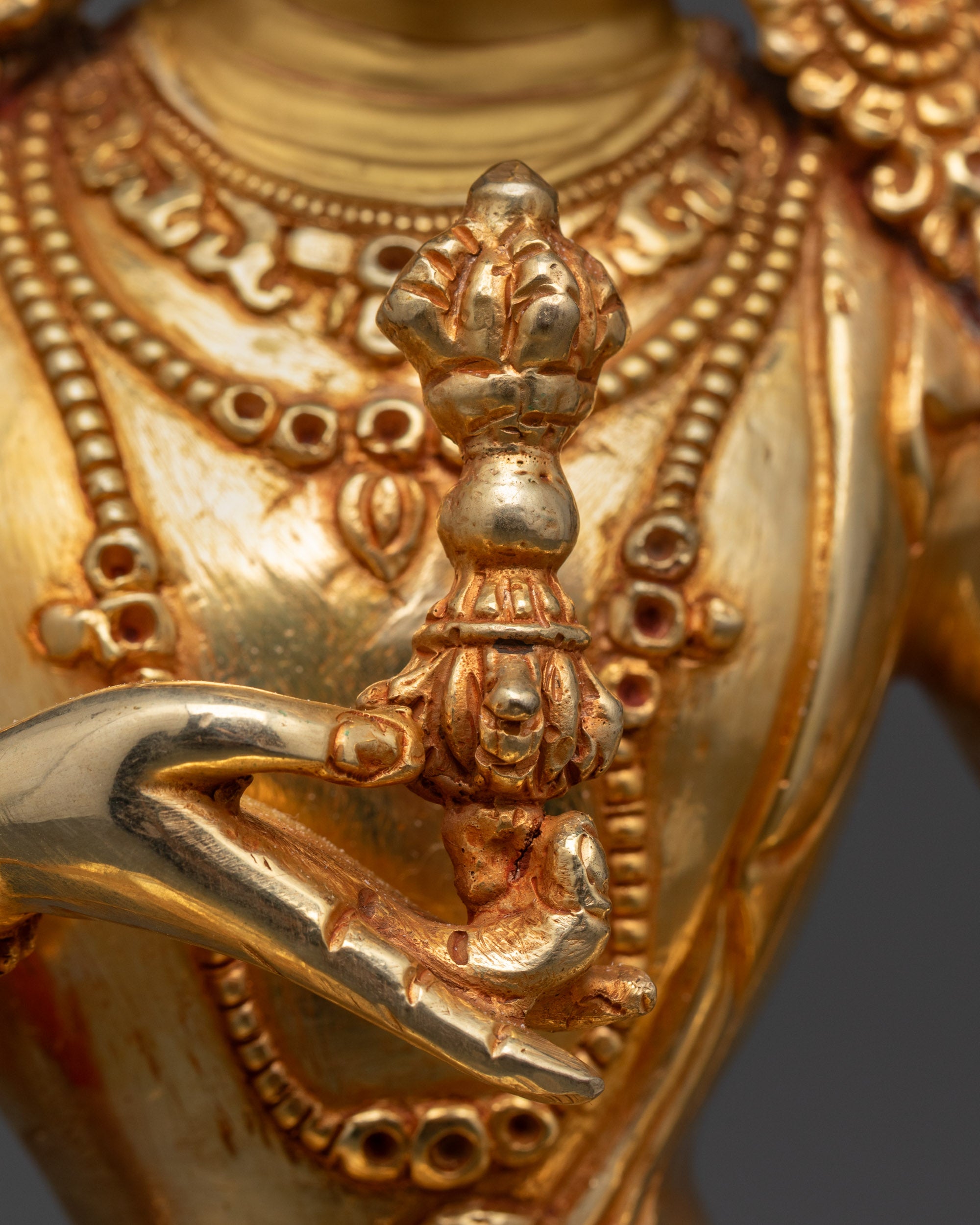 Golden Vajrasattva Statue | Sculpture for Meditation & Spiritual Practice
