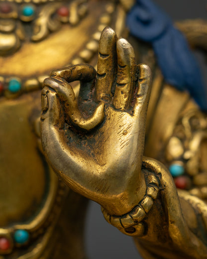 Elegant Manjushri Statue | Premium Collectible Buddhist Sculpture