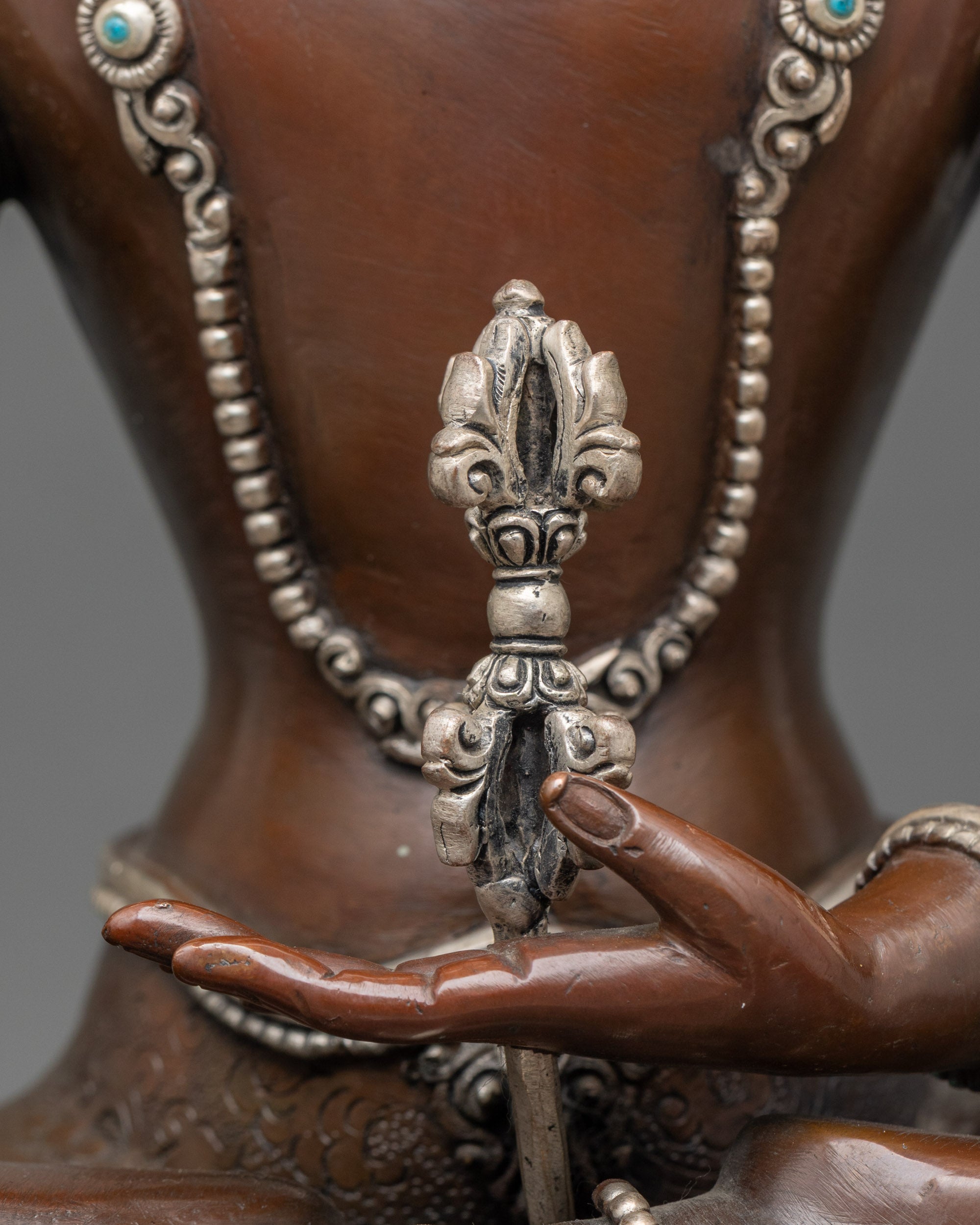 Nepalese Sacred Art of Buddha Mitrugpa Statue for Spiritual Altars