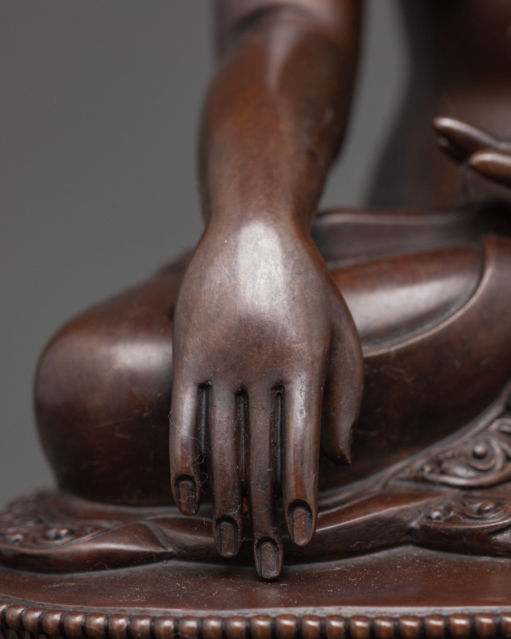 Buy Serene Oxidized Shakyamuni Buddha Statue for Home Decor & Altar