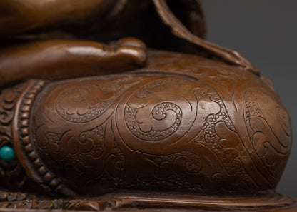 Medicine Buddha Statue | Handmade Buddhist Deity from Nepal