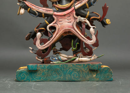 Six Armed Mahakala State | Wrathful Buddhist Protector Deity