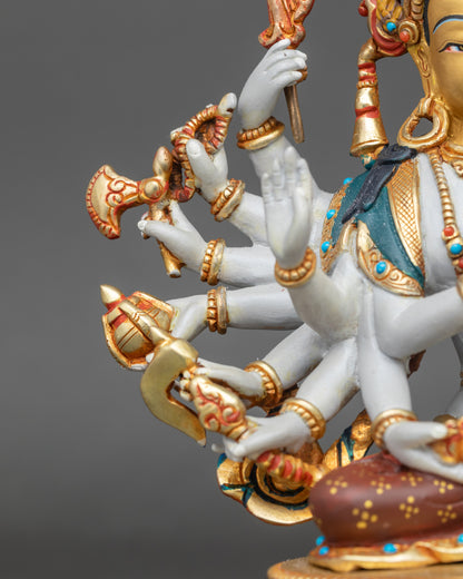 Exquisite Chundi Statue for Karma Purification and Spiritual Blessings