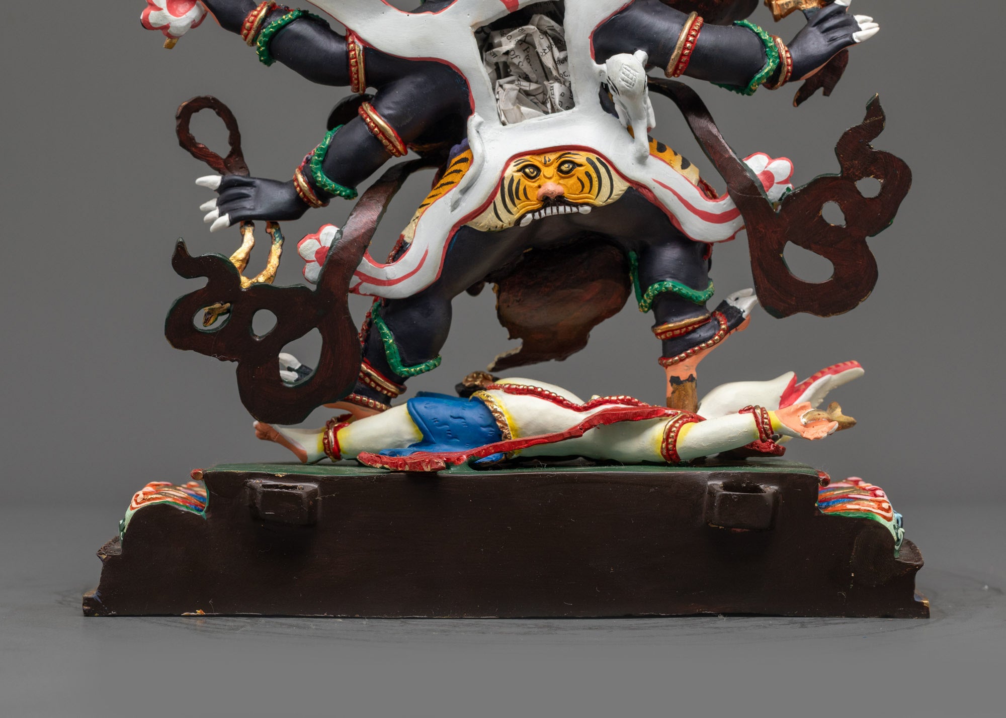 Fierce Six-Armed Mahakala Statue | Himalayan Buddhist Deity