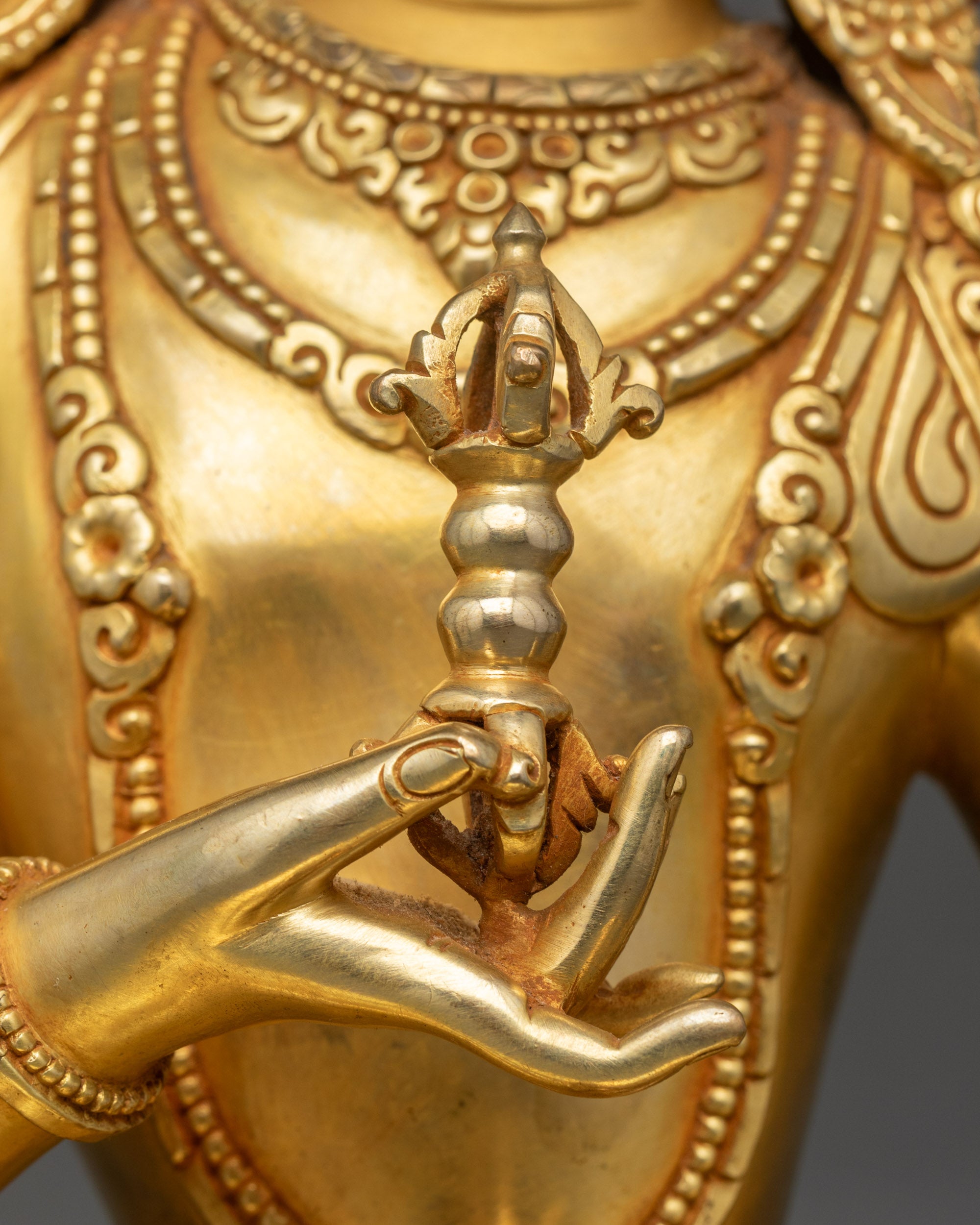 Premium Vajrasattva Statue | Traditional Himalayan Buddhist Artwork