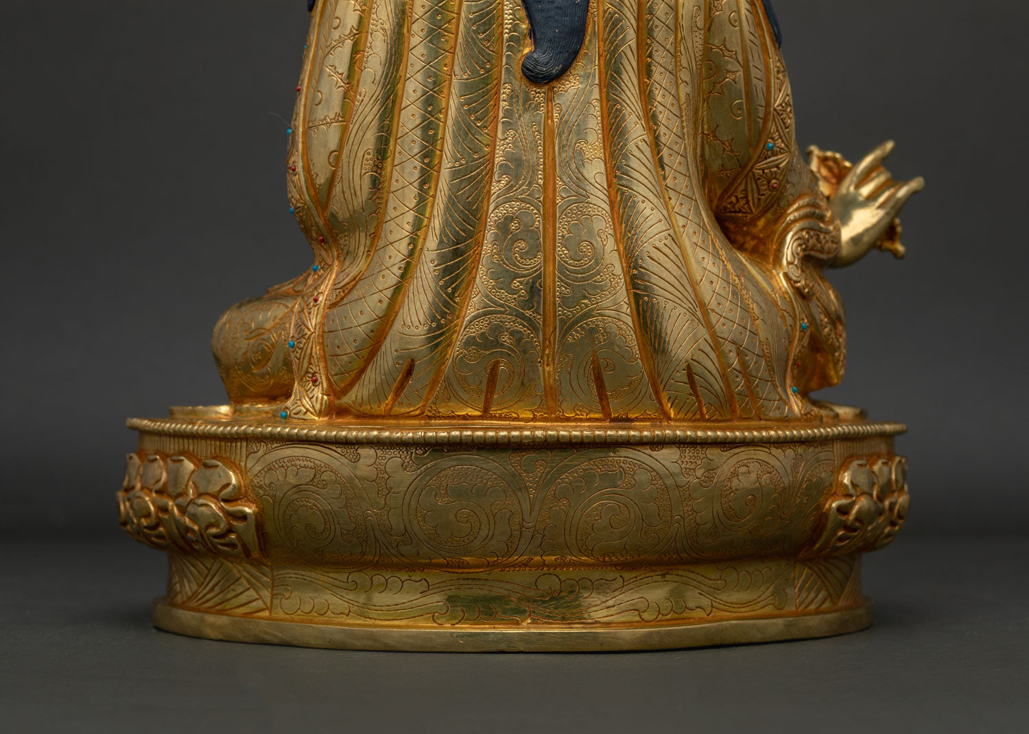 Buddhist Guru Rinpoche Statue - Handcrafted in Nepal