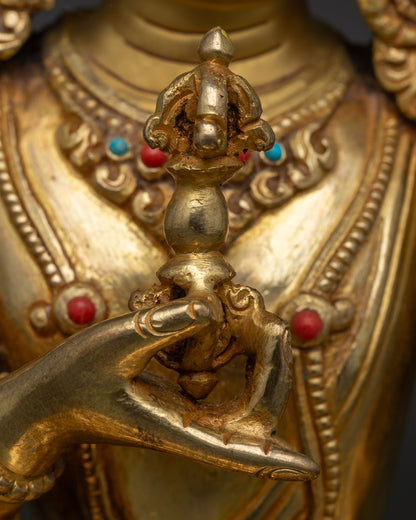 Vajrasattva Buddhist Sculpture | Handcrafted in Nepal