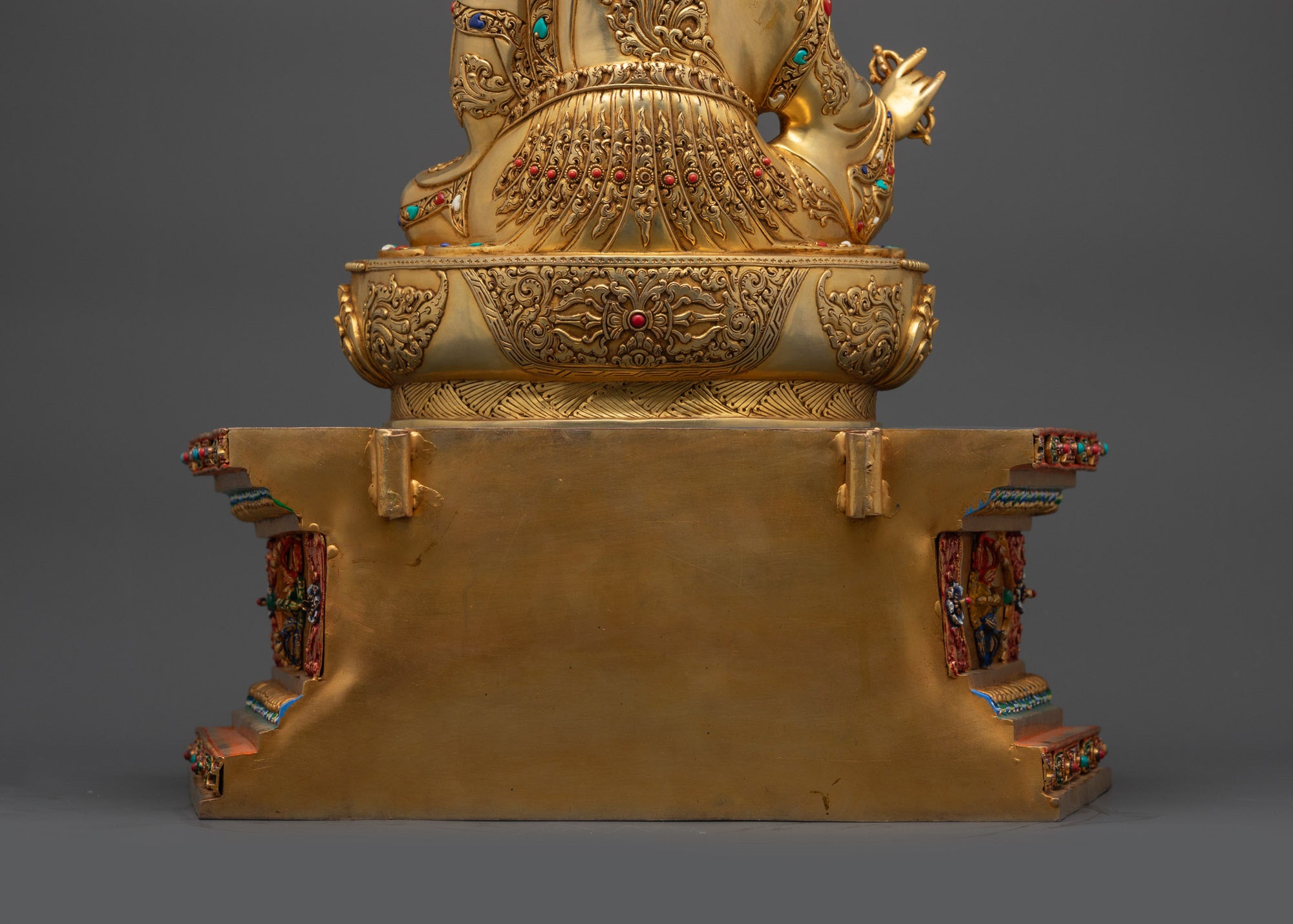 Statue of Guru Padmasambhava on Beautiful Throne | Master of Tantra