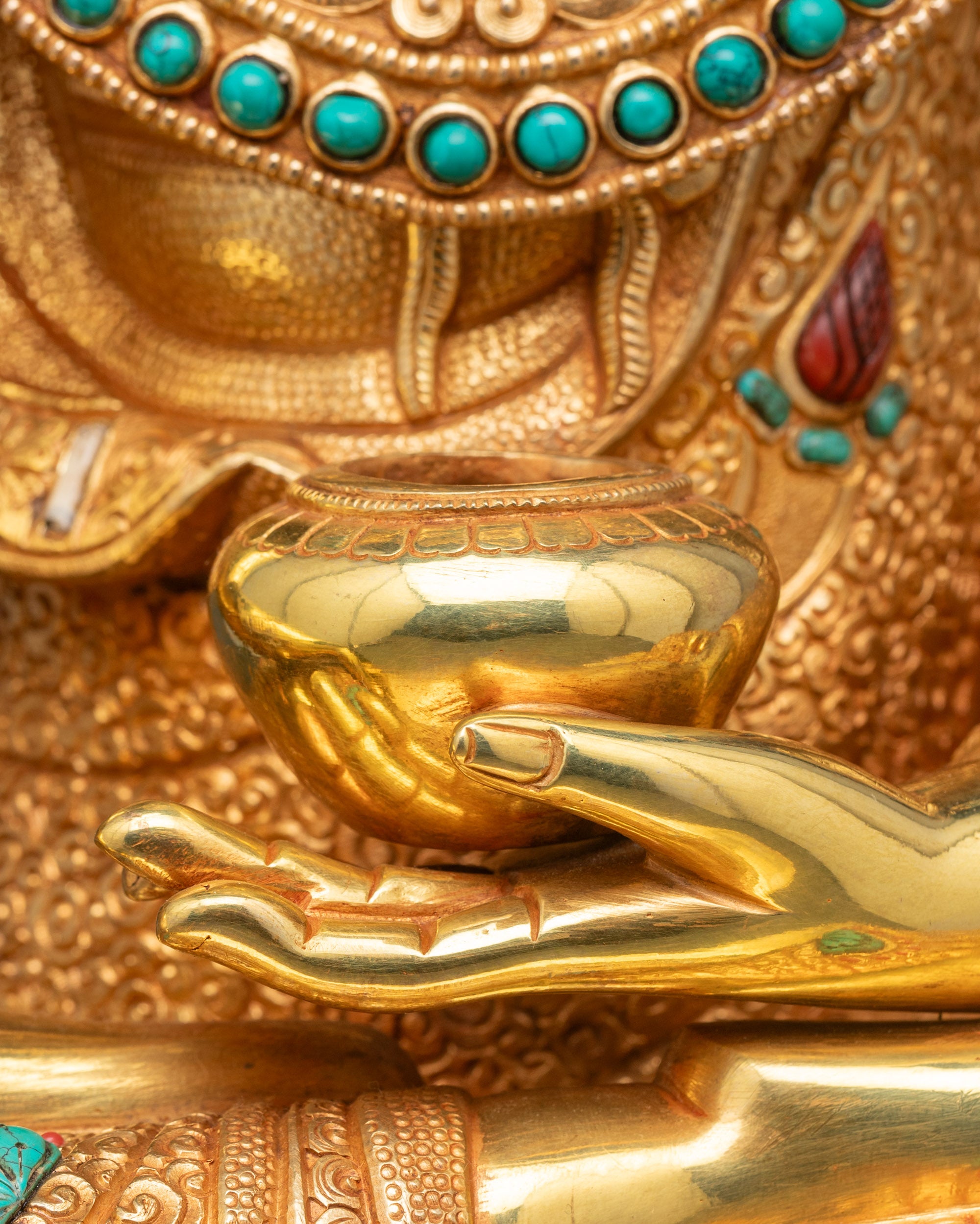 Premium Jowo Rinpoche Statue | Handcrafted Tibetan Artwork