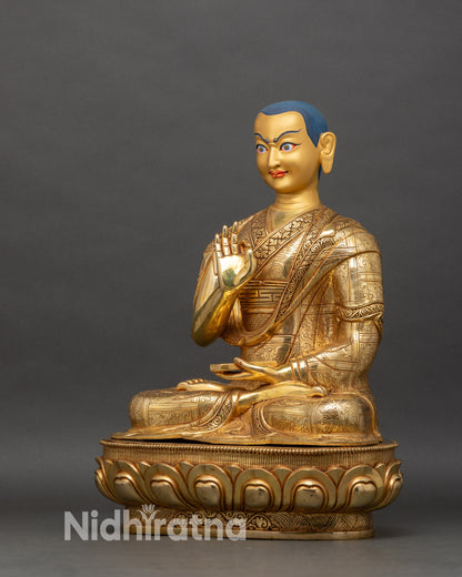 Buddhist Tsongkhapa Set | Handcrafted Trio Set of Buddhist Masters