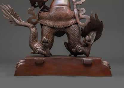 White Dzambhala Statue