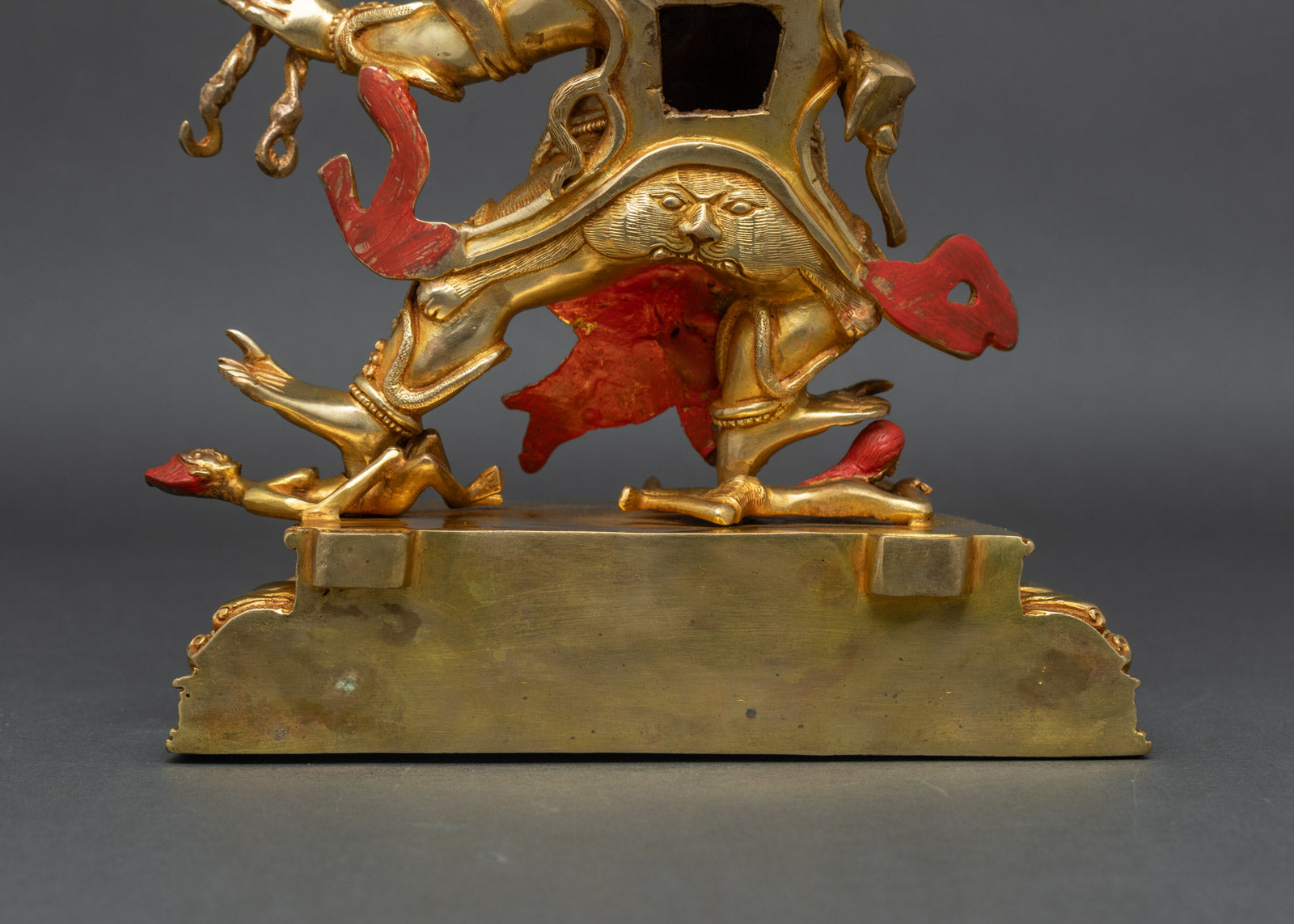 Hayagriva Statue | 24K Gold Gilded Sculpture from Nepal