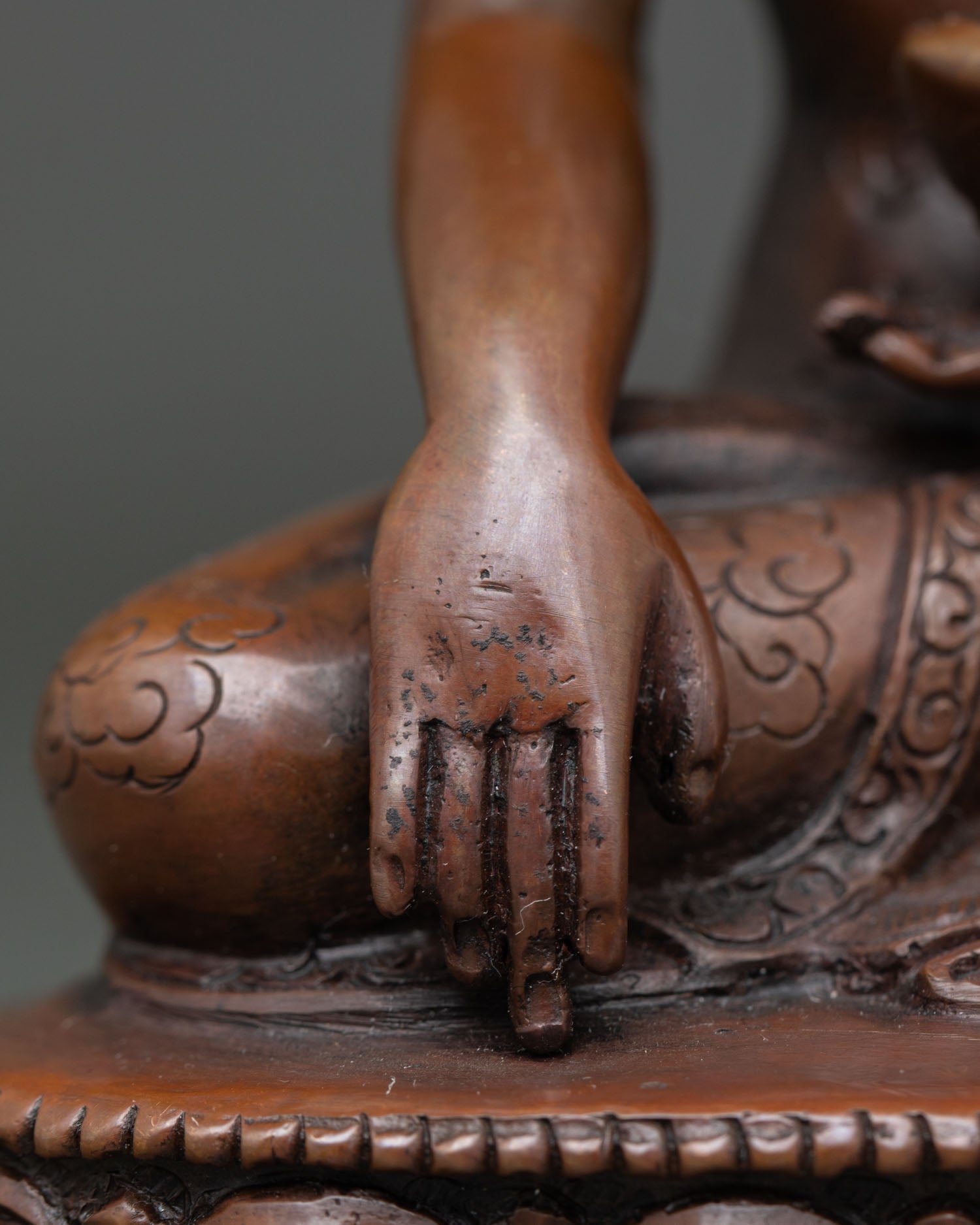 Nepalese Shakyamuni Buddha Statue | Sacred Buddhist Sculpture