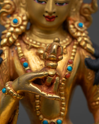 Tibetan Vajrasattva Statue | Sacred Buddhist Idol for Spiritual Healing