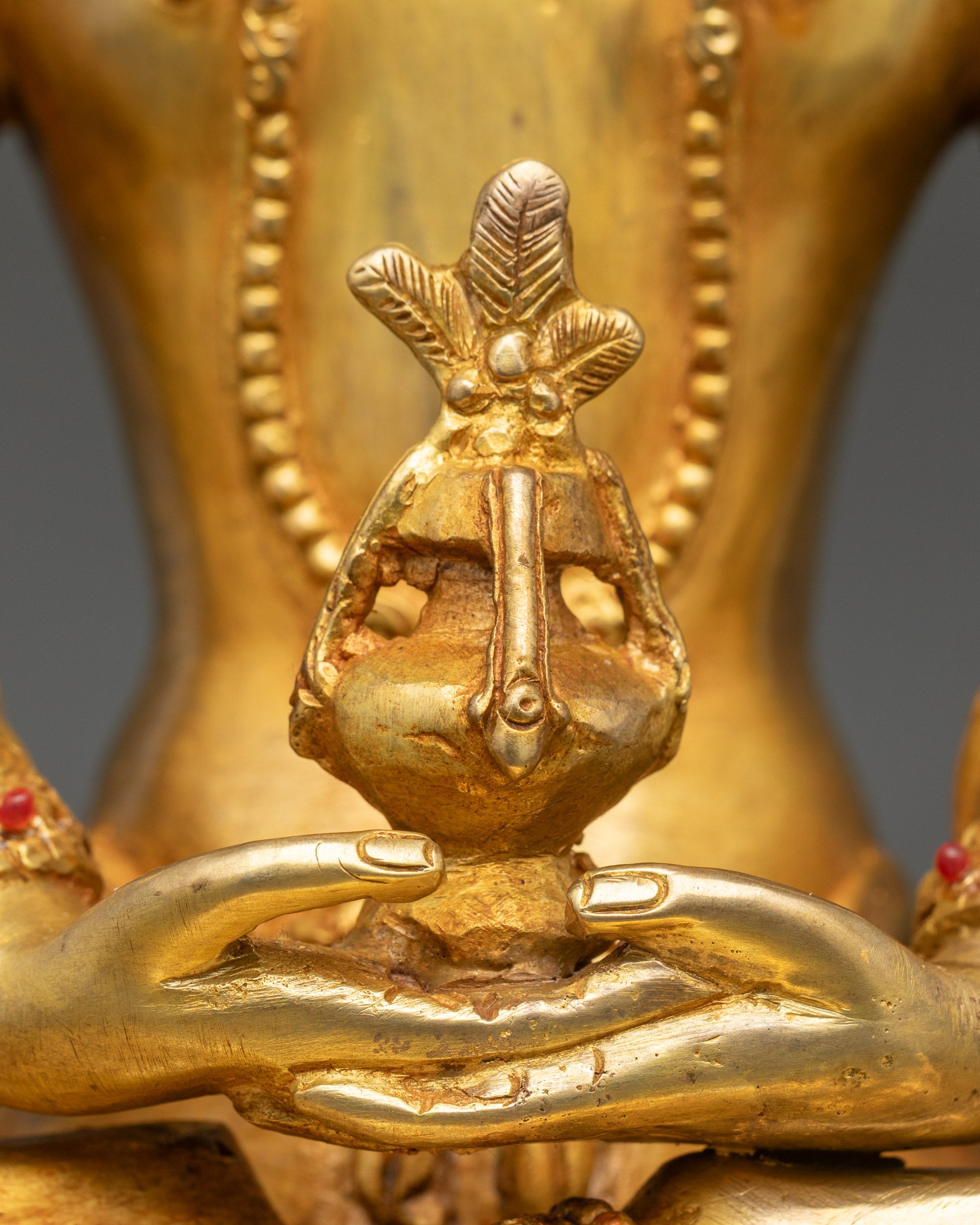 Amitayus Statue | Handmade Long Life Deity Figurine from Nepal