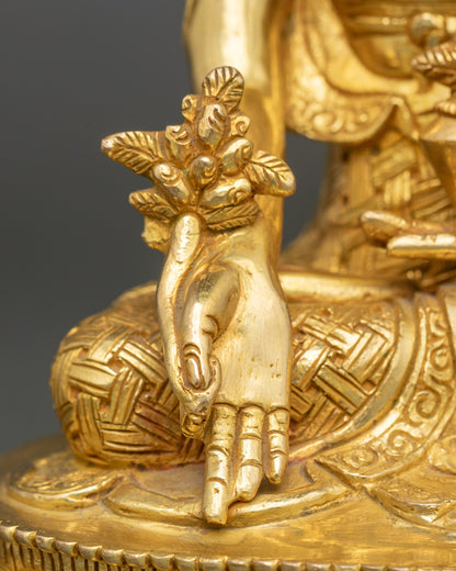 Authentic Medicine Buddha Sculpture | Buddhist Statue from Nepal