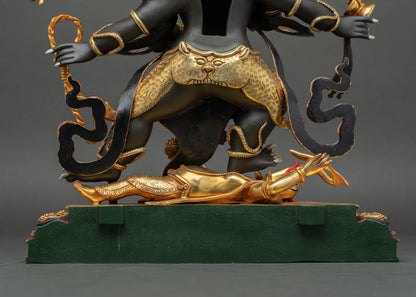 22 Inches Six Armed Mahakala Statue | Powerful Tibetan Protector