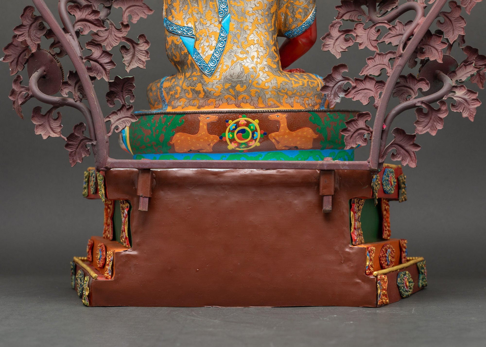 Amitabha Buddha and Five Dhyani Buddhas | Sacred Bodhi Tree Sculpture