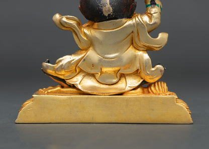 Black Cloak Mahakala Statue – Sacred Buddhist Protector