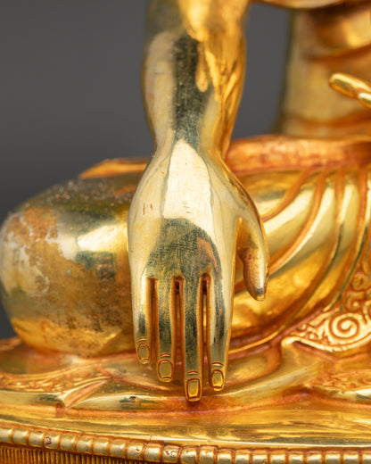 Lord Buddha Statue | Handcrafted Copper Sculpture from Nepal