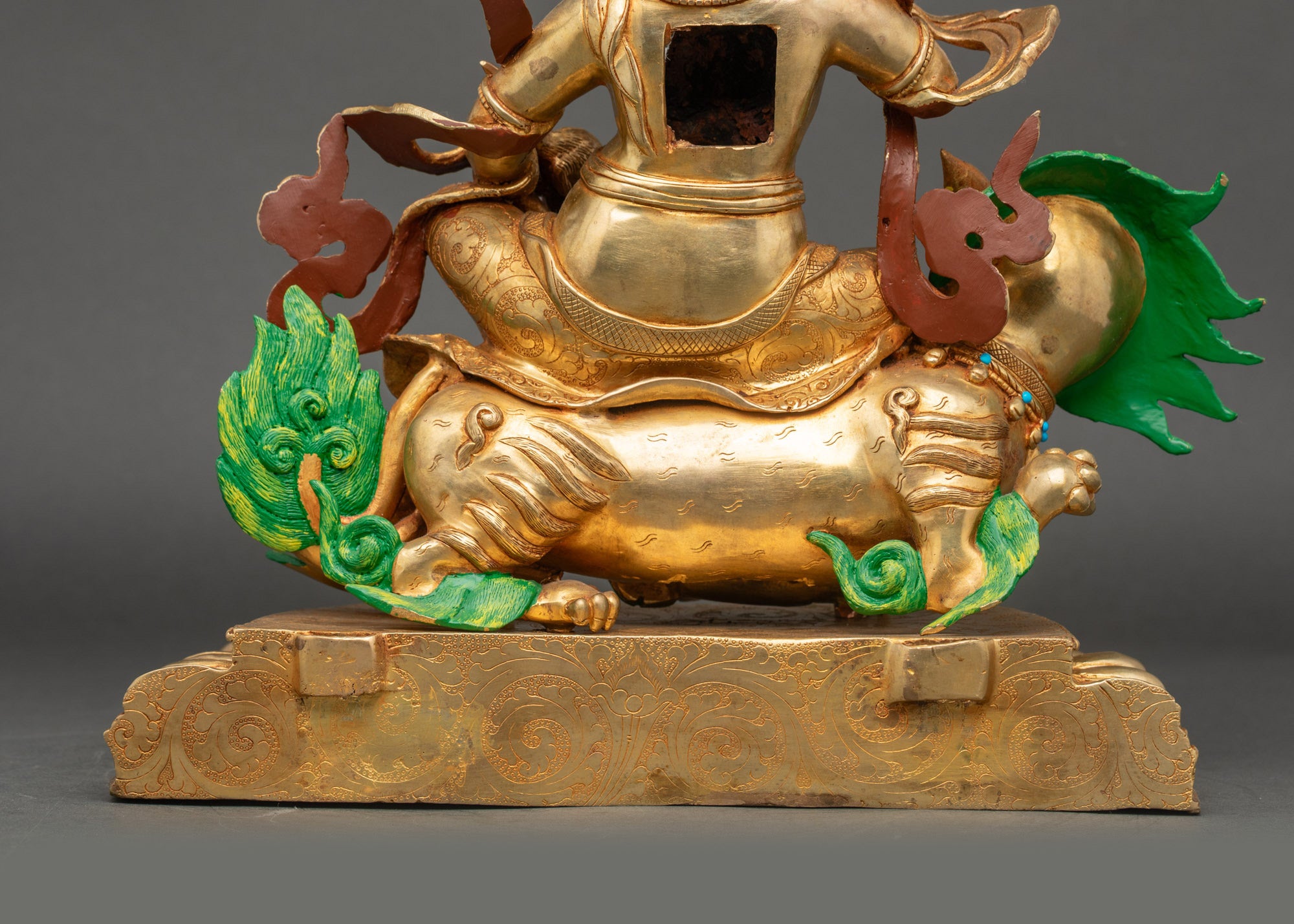 Namtoshe on Snow Lion Statue | Protector of the North Vaishravana