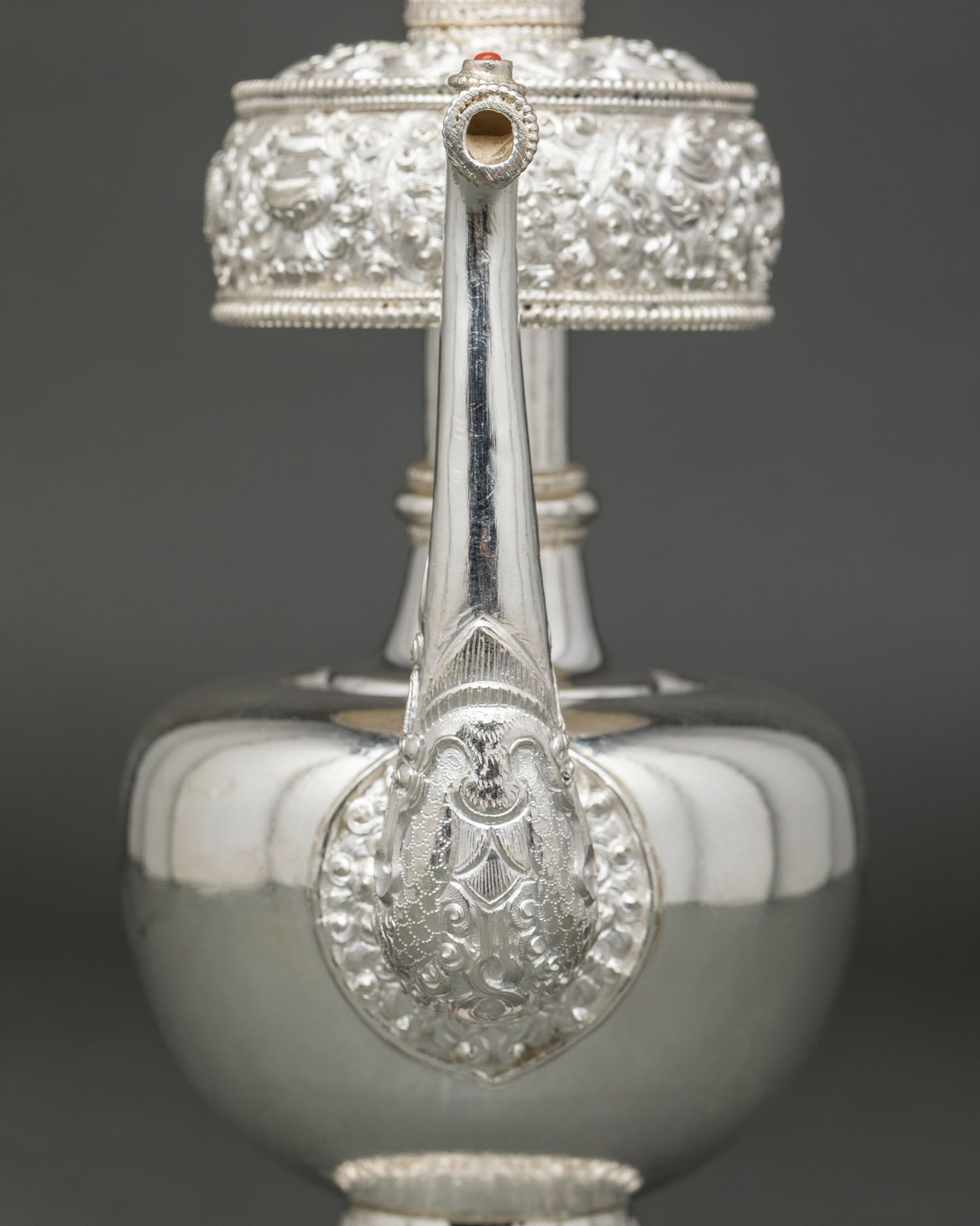 Silver Bhumba Set | Ceremonial Water Offering Vessel