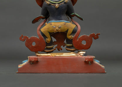 Sakya Mahakala Statue | Wrathful Buddhist Guardian