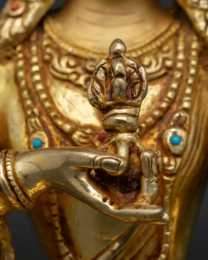 Vajrasattva Statue | Handcrafted Buddhist Sculpture from Nepal