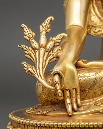 Handmade Bhaisajyaguru Sculpture | Symbol of Healing and Peace