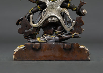 Six Arm Mahakala Statue
