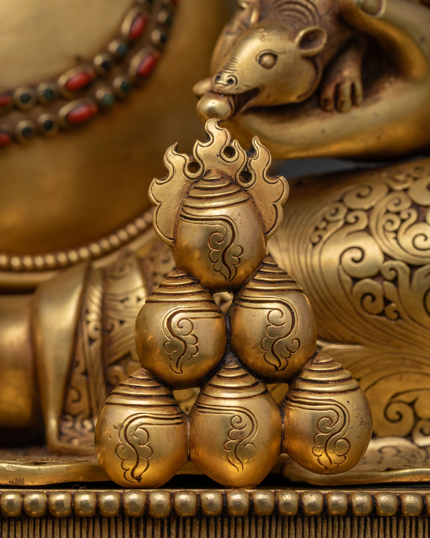 Dzambhala Statue from Nepal | Deity of Wealth and Prosperity