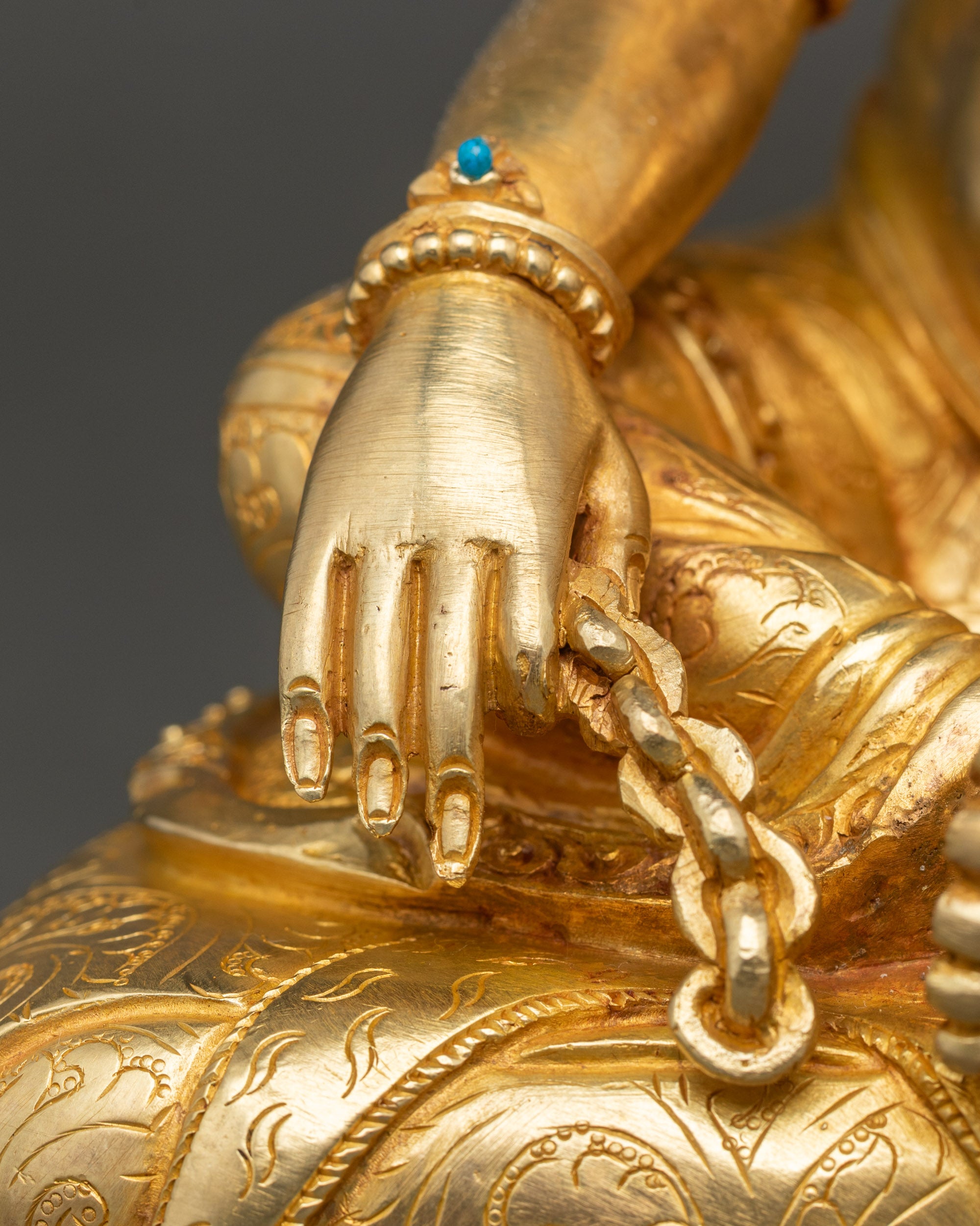 Handcrafted Thangtong Gyalpo Statue | Nepalese Buddhist Artwork