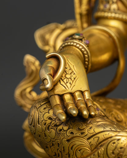 Green Tara Statue