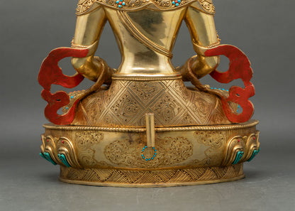 Handcrafted Aparmita Statue | Buddhist Long-Life Deity