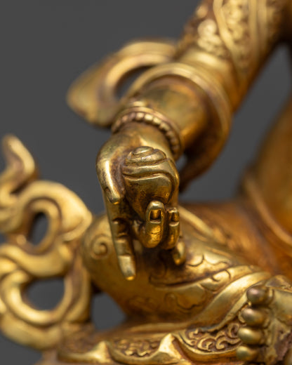 Traditional Dzambhala Statue | Jambhala Buddhist Idol to Attract Wealth