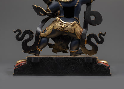 Protector of Dharma Vajrapani Statue | Handmade Guardian Deity Idol