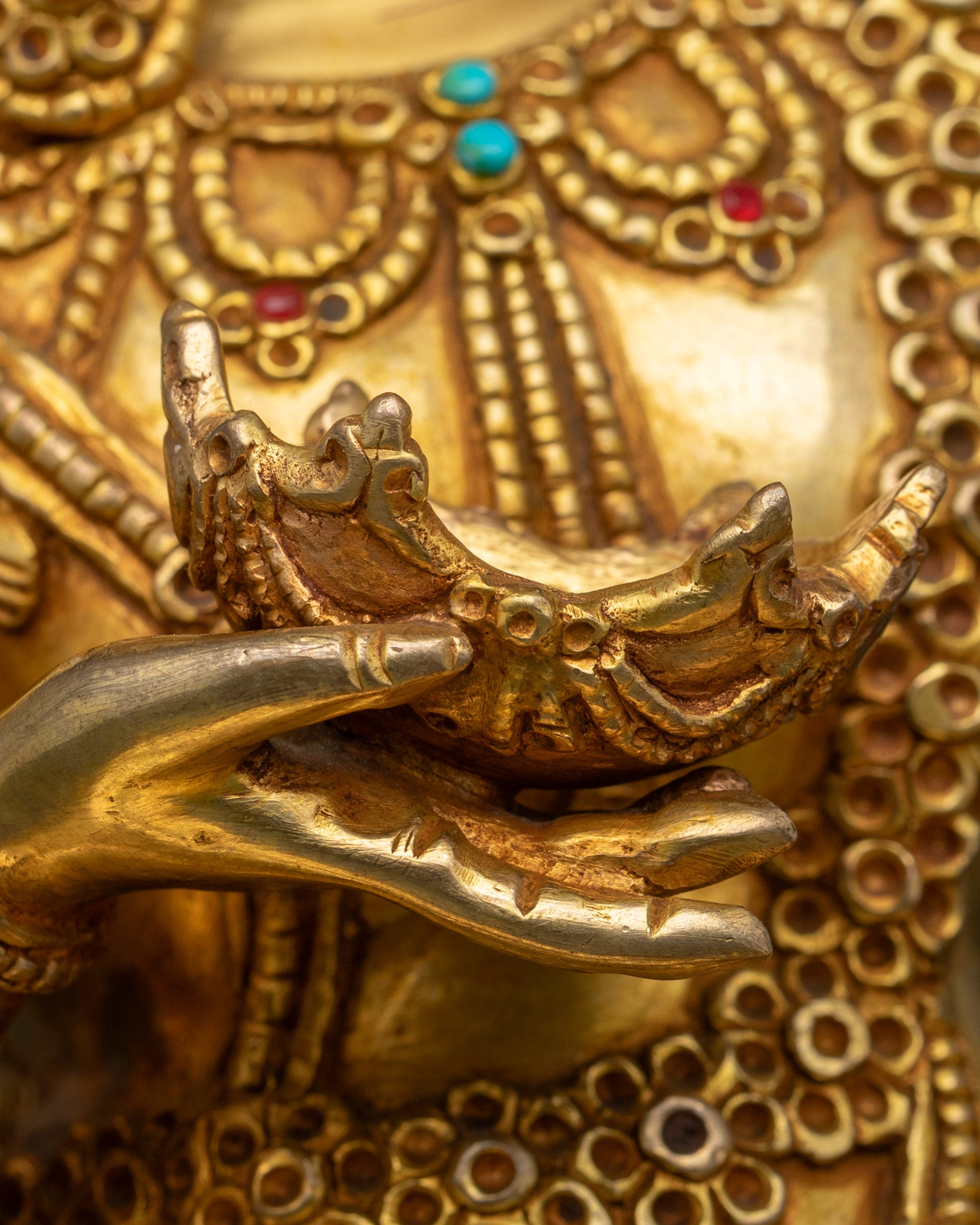 Virupa Copper Statue | Mahasiddha Figurine for Altar & Meditation